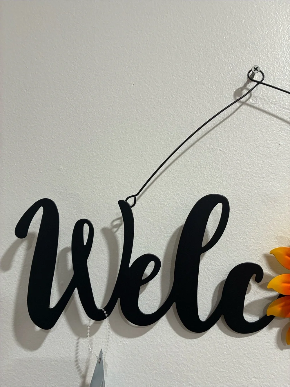 NWT- Metal- Welcome Sign with Sunflower Accent 🌻